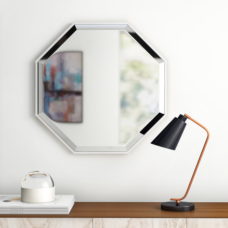 Herman Modern & Contemporary Beveled Bathroom / Vanity Mirror & Reviews